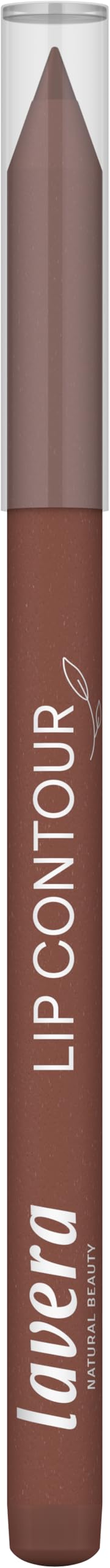 lavera Lip Contour - Soft Mocha 08 - velvety matte finish - creamy application - weightless feel - no drying out - natural cosmetics - 1 piece