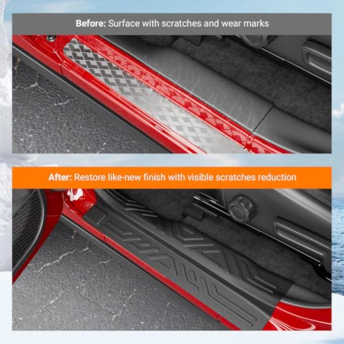 powoq Door Sill Protector Compatible with 2020-2026 Jeep Gladiator JT by powoq - Used condition - Image 3