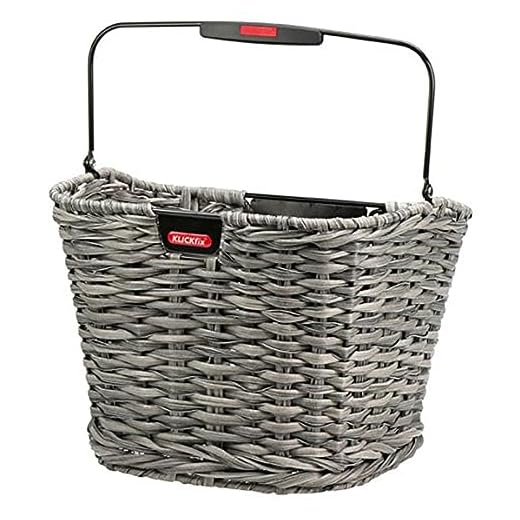 KLICKFix Structura Fahrradkorb, Schilf, 27 x 25 x 34 cm, 16 l