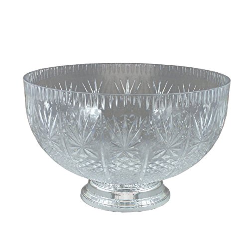 Maryland Crystal Cut Punch w/Pedestal-12 qt. | Clear | 1 Pc. Bowl