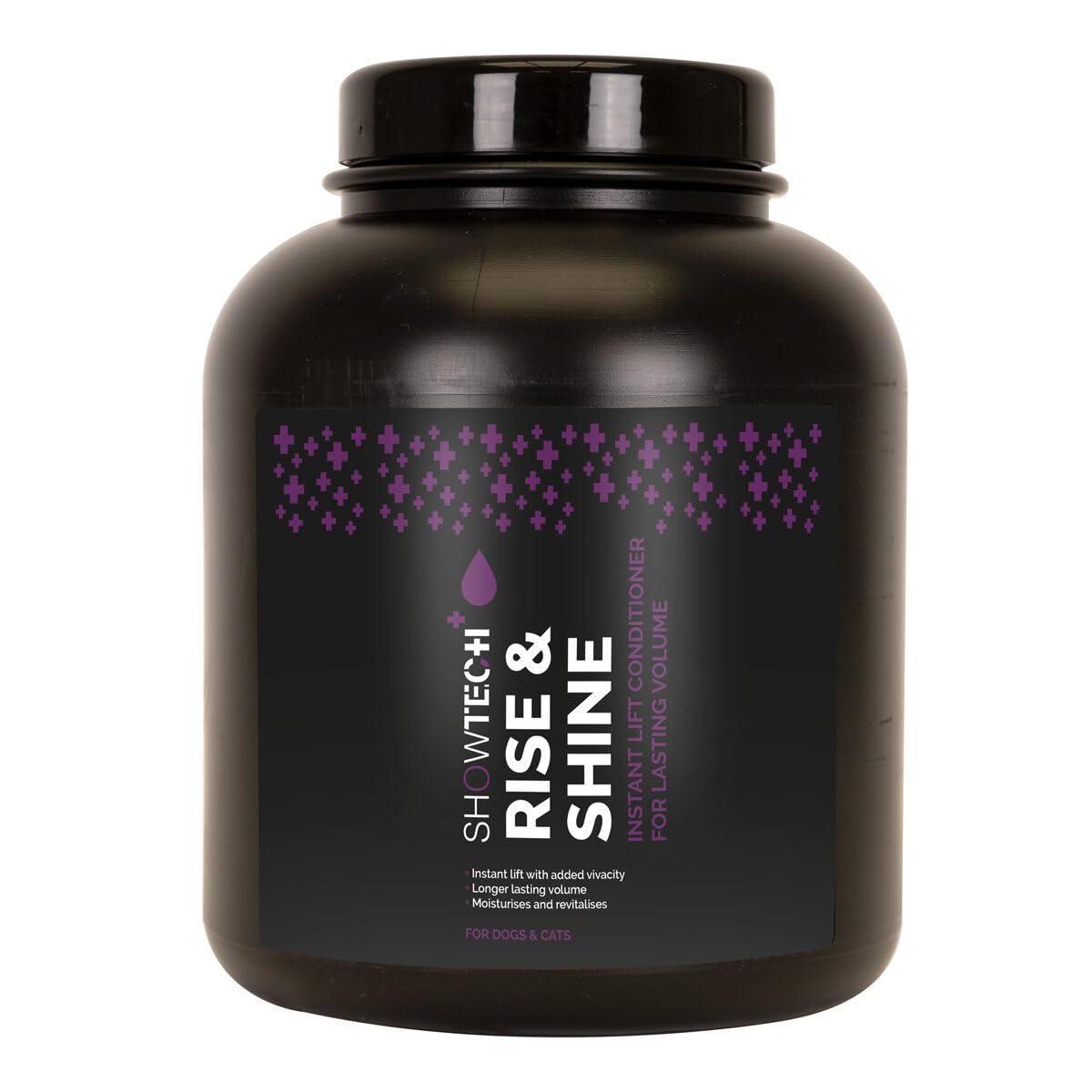 Show Tech+ Rise & Shine Volumising Conditioner - Pet Hair Boosting Formula for Dogs & Cats | Adds Volume, Softness & Manageability | Elevate Your Pet's Look with Bouncy, Beautiful Fur, 4.5L