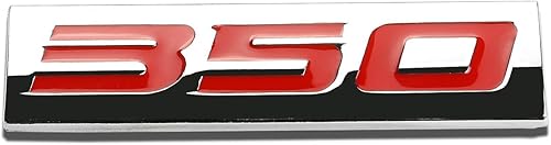 Miniatura 3 de Auto Dynasty Emblema de metal con acabado cromado 350 (letra roja)