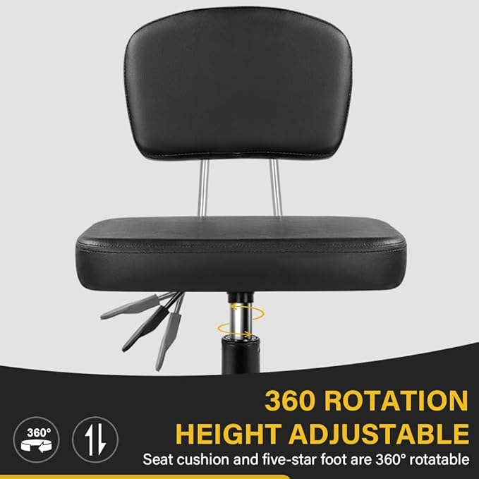 Silla de Oficina Giratoria con Respaldo Ajustable en Altura miniatura 6