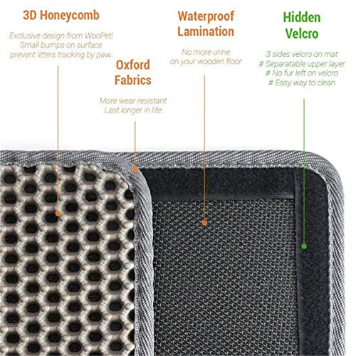 Huntfgold - Tappeto per Gatti a Doppio Strato