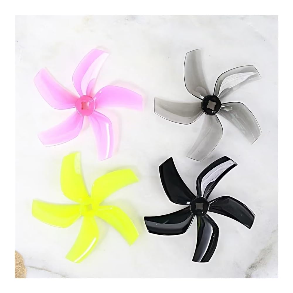 Fit for Gemfan D76 76mm 3 Inch 5-Blade Ducted Propeller for CineWhoop FPV Racing RC Drone Multirotor Multicopter Parts(12 Pair Yellow)