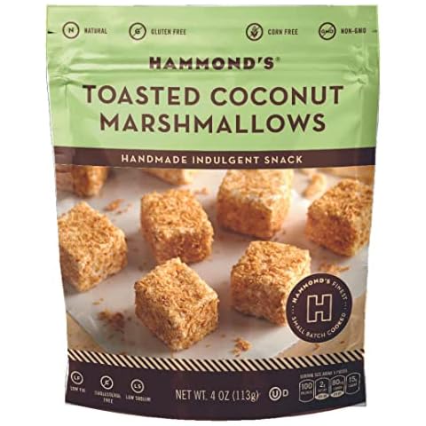 HAMMONDS CANDIES Toasted Coconut Marshmallows, 4 OZ Cover