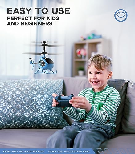 SYMA Remote Control Helicopter, Mini RC Helicopter for Kids with Altitude Hold, One-Key Take Off/Land, Toy for Boys Girls Beginners Indoor Flying Fun - Thumbnail 4