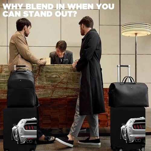 Image of WanderWraps Spendex Polyester Protective Luggage Cover | Hard Luggage Trolley Bag Cover | Washable | Dust Proof | Stretchable | M - 24 inch | StreetBeast