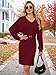 Fall Winter Sweater Dresses for Women 2025 Wedding Guest Formal Cocktail HOCO Halloween Christmas Holiday Party Long Sleeve Sexy Elegant Classy Boho Maxi Midi Burgundy Red Dress Fashion Clothing M