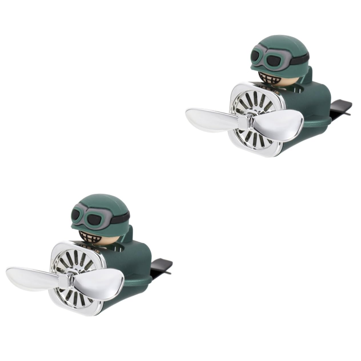 SOLUSTRE 2pezzi Decorazione Per Auto Con Clip Ventilazione Diffusore Cartoon Elegante Per Interni Auto Aromi Inclusi Facile Da Installare Per Amici e Famiglia