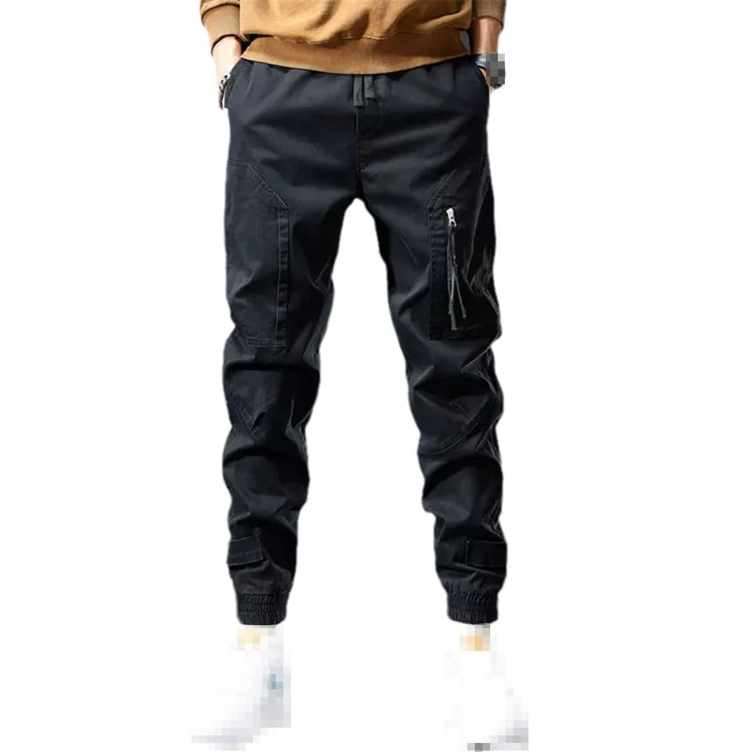 Vogrtcc Pantalones Cargo para Hombre Pantalones Pitillo Informales Pantalones De Chándal con Cintura Elástica