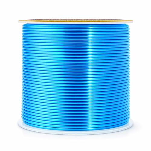 Image of Mandala Crafts 18 Gauge Anodized Aluminum Craft Wire for Jewelry Making - 100 FT Colored Flexible Bondi Blue Wire - Bendable for Bonsai Armature Crafting Sculpting