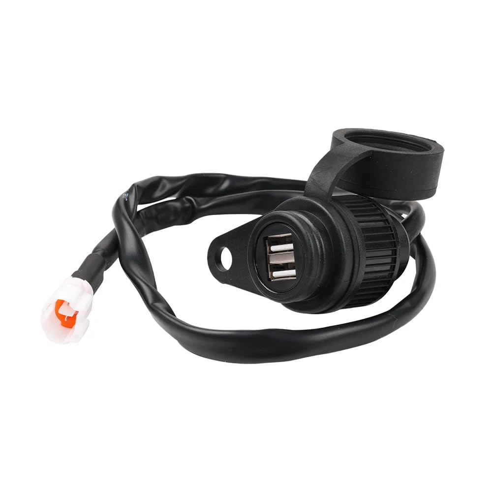 12V Adaptateur convertisseur de Prise de Chargeur de Batterie Double USB pour Moto Yamaha MT07 MT09 MT-07 MT-09 FZ-07 FZ-09 XSR700 XSR900 Tracer XSR 700 900 ABS SP GT