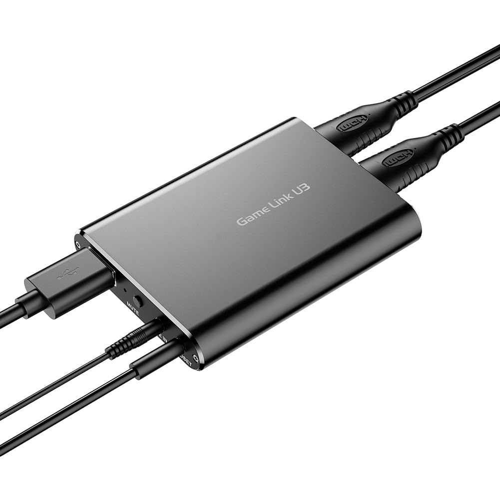 Carte de Capture Vidéo Compatible 4K 60 Hz Plaque USB3.0 UVC YUY2 Enregistreur Boîte de Capture Vidéo de pour Diffusion en Direct