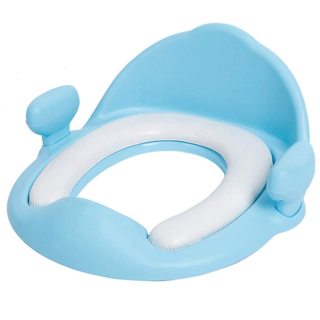 Apprentissage de la propreté de qualité supérieure avec le siège de toilette ergonomique bleu