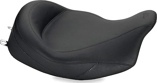 Miniatura 4 de Mustang Motorcycle Seats 79446 Super Touring Solo Asiento con respaldo para conductor para Harley-Davidson Electra Glide Standard, Road Glide, Road