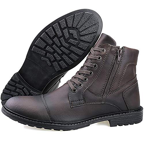 Kit Bota Casual Neway Ziper Masculina + Cinto, Chinelo e Carteira