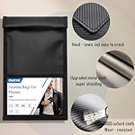 Faraday Bags for Phones, 2 Pack Go Dark Faraday Bags, Magnetic Closure Emf Blocker for Cell Phone Case Signal Blocking Pouch,Military Grade Waterproof Anti-Theft Protection,Anti-Tracking - Image 5
