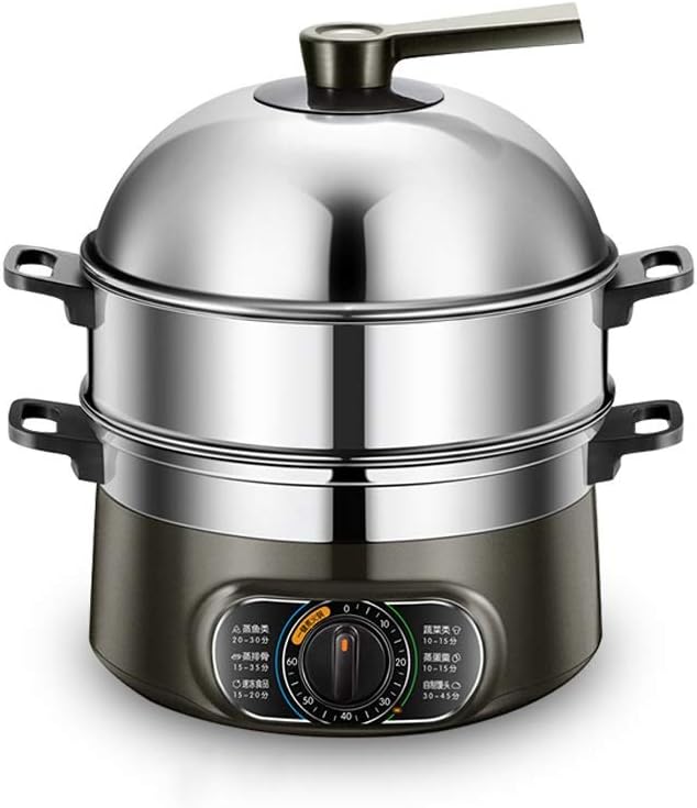 10L Large Capacity 1500w Multi-purpose Pot Multi-function Stainless Steel Electric Steamer