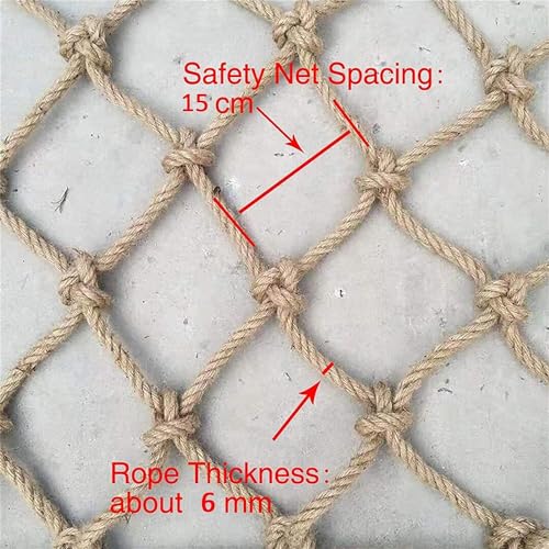 Filet d'escalade extérieur en corde de chargement robuste de 4 x 7m