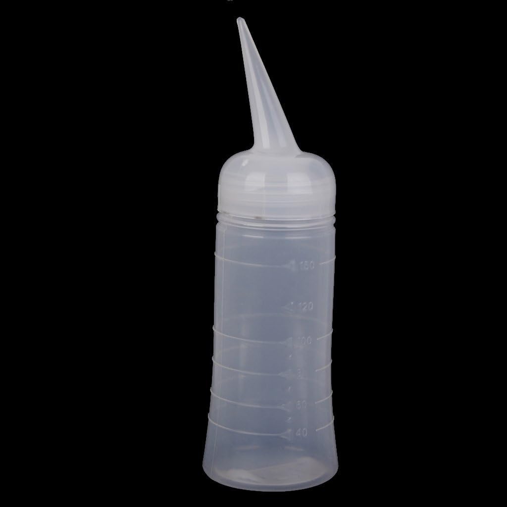 120ml Salon Hair Color Applicator Bottle Hairdressing Measuring Tool : Beauty & Personal Care