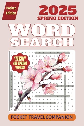 2025 Word Search Puzzle Book – Spring Edition