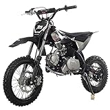 X-PRO X29 110cc Dirt Bike with Automatic Transmission, Electric Start,14'/12' Tires! (Black)