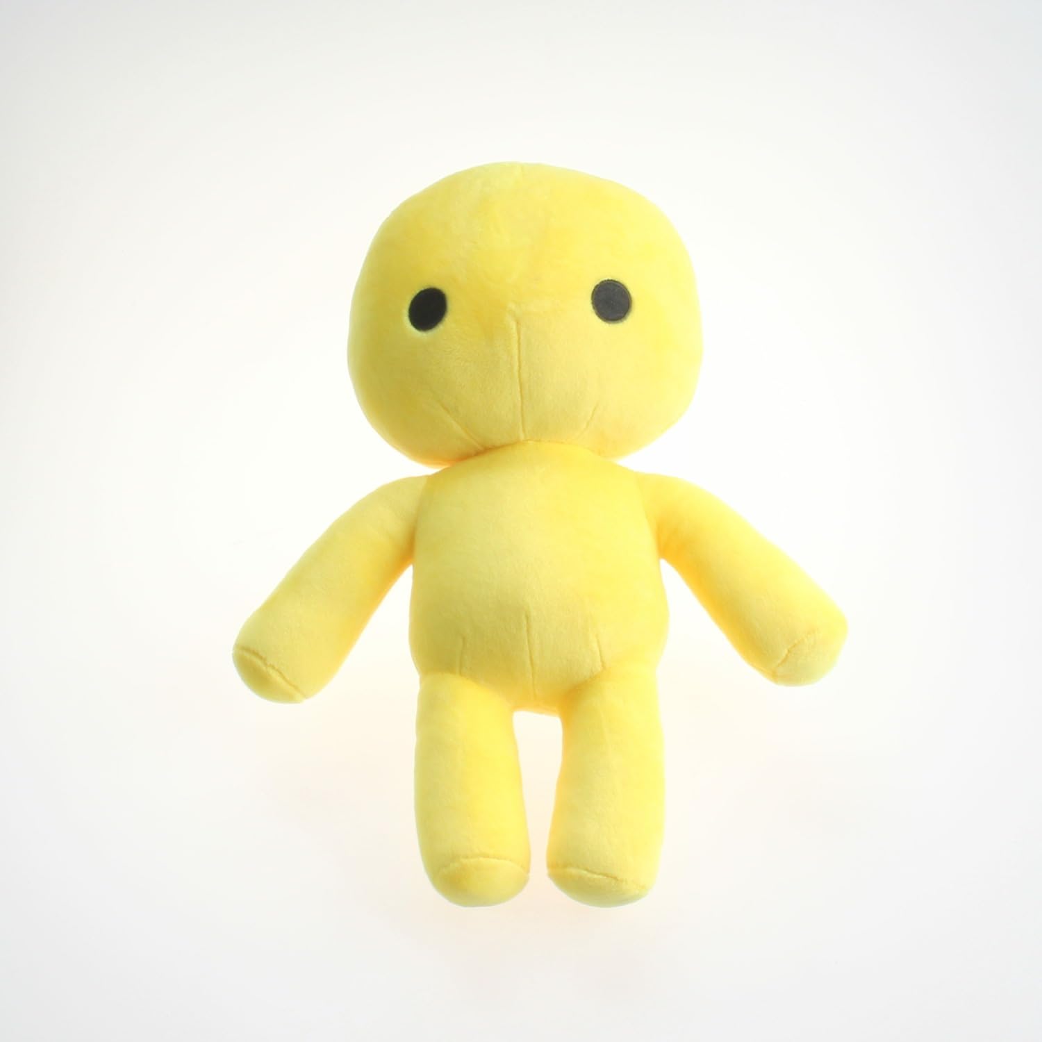 Wobbly Life Inspired Yellow Plush Toy - 30cm Soft Monster Stuffed Doll, Cute Game Merch Plushie for Collectors & Fans of Fun Character Toys