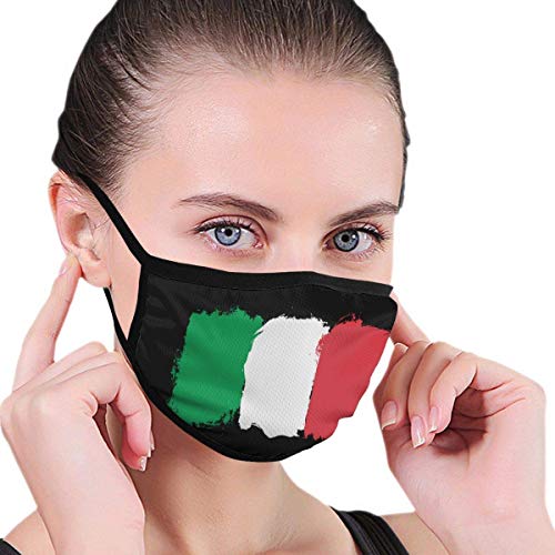 Preisvergleich Produktbild TABUE Gesichtsschutz Mundschutz Italia Italien Italienische Flagge Staubdicht Waschbar Wiederverwendbar