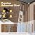 Breezestival 10x12 FT Outdoor Storage Shed with Floor Foundation & Lockable Double Doors, Heavy-Duty Galvanized Steel Outdoor Metal Shed for Bike, Tool Storage in Backyard, Patio (10’x12’, Floor Base)