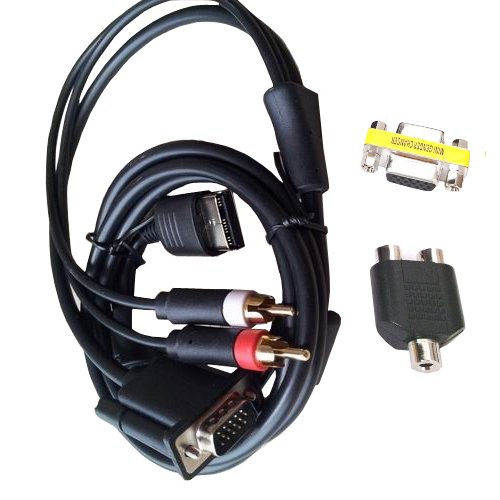 OSTENT Adaptador HD RCA de cable de video DC VGA Compatible con NTSC PAL de Japón para consola Dreamcast de SEGA