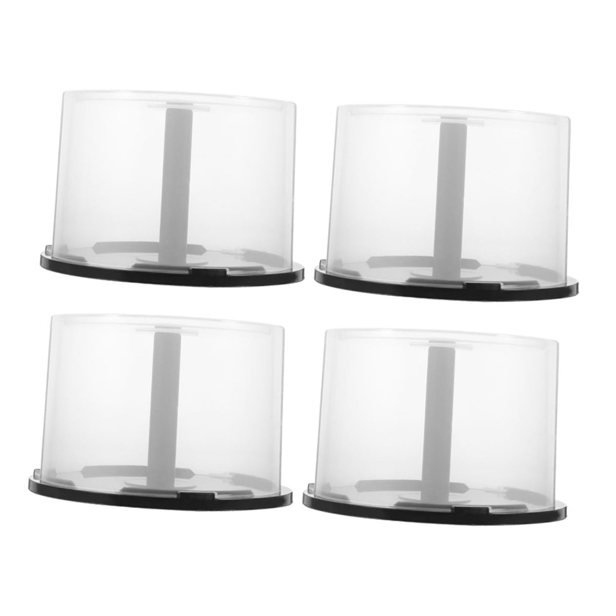 ABOOFAN 4pcs CD Dvd Storage Container Organizing Bucket for Ample Space Sleek Design for Home Office Dorm Holds Up to Discs Stylish Storage