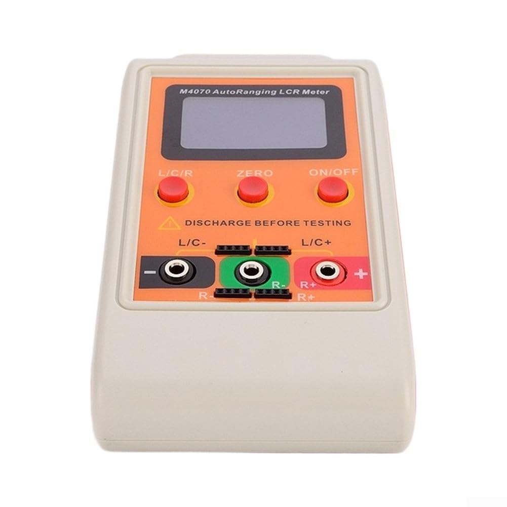 M4070 LCR pour testeur de pont, compteur d'inductance de capacité numérique avec plage automatique 100 mF 20 h, programmation USB PC pour réparation de composants SMD (instrument + clip)