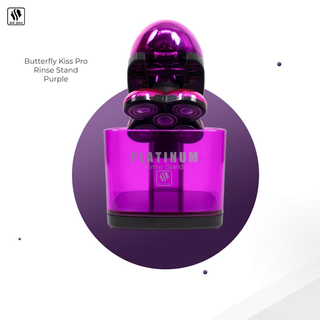 Skull Shaver Supporto per risciacquo Butterfly Platinum (Viola)