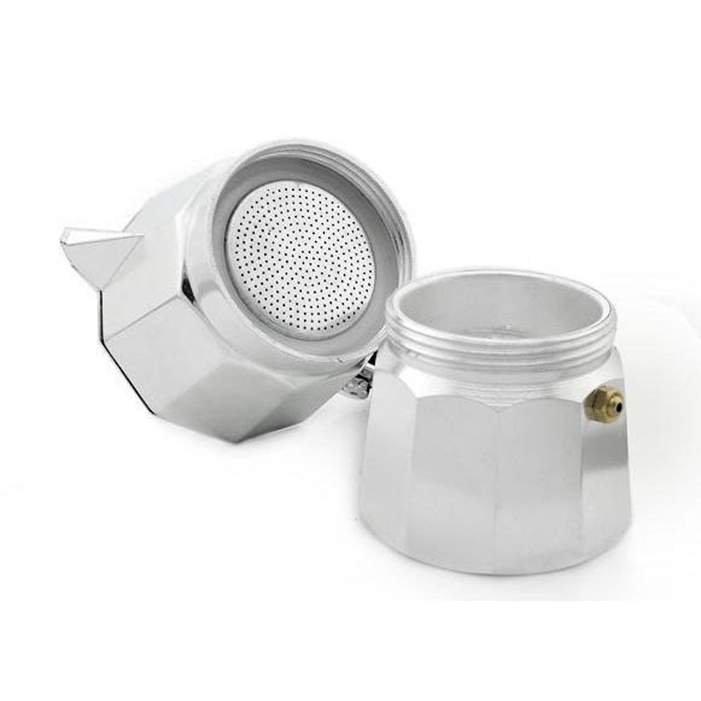 Cafetera de Aluminio Tipo Cafetera de para Espresso Y Latte, 3 Copas
