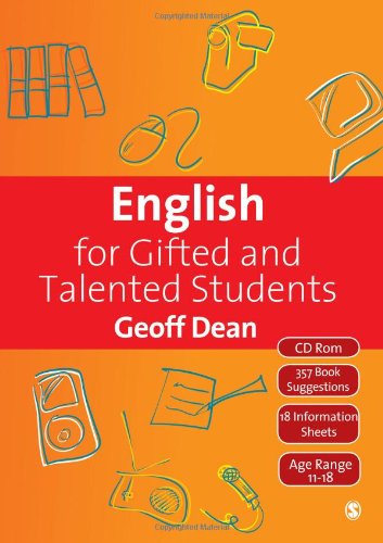 Buy ENGLISH FOR GIFTED AND TALENTED STUDENTS: 11 - 18 Years — BookShops.in