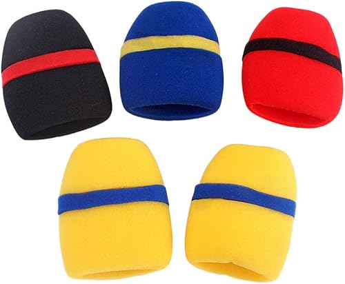 LIOOBO StA ck 36mm Mikrofonabdeckung Headset Mikrofon Windschutz Schaumstoffabdeckung