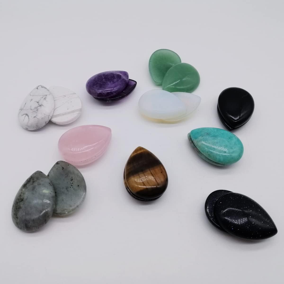 Assorted Gemstones Beads Crystals Bulk