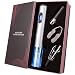Electric Wine Opener, BFULL Cordless Bottle Opener Electric Corkscrew, 2PCS Opener Includes Automatic Wine Opener, Air Pressure Wine Opener, Vacuum Stoppers(2pcs), Foil Cutter, Wine Aerator Pourer