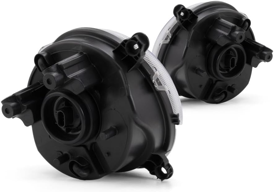 CarLights360: For 2007-2017 Jeep Patriot Headlight Assembly Driver and Passenger Side DOT Certified w/Bulbs-Replaces CH2502176 CH2503176