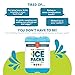 Healthy Packers Ice Packs for Lunch Bags - Original Cool Pack | Slim & Long-Lasting Reusable Ice Pack for Lunch Box, Lunch Bag and Cooler | Freezer Packs for Coolers (Set of 10)