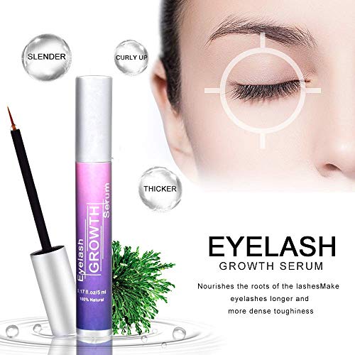 Eyelash Growth Serum Eyebrow Growth Treatment Eyelash Serum Booster Brow Serum Lash Enhancer Irritation Free Formula for Longer Fuller Thicker Lashes - Thumbnail 7