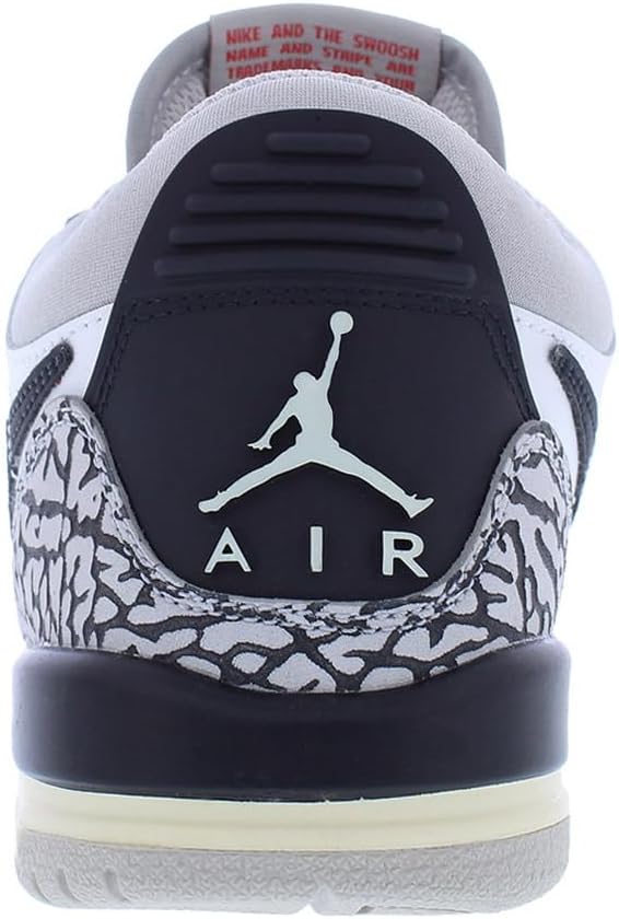 Nike Air Jordan Legacy 312 Low Big Kids' Shoes (CD9054-101, Summit White/Fire Red-Tech Grey-Black)