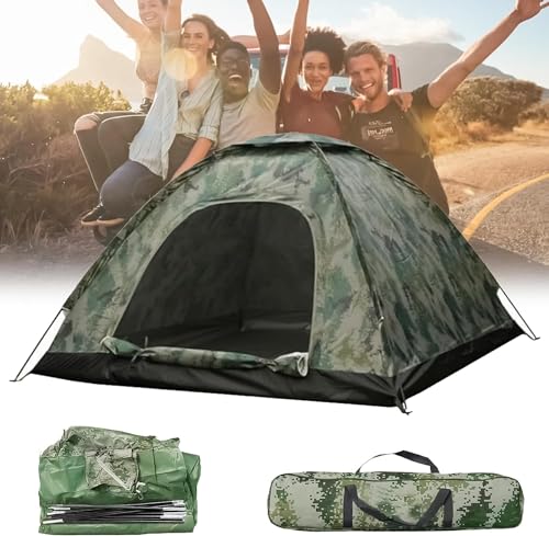 Carpa de campaña impermeable dome para 4 personas
