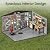 GVDV 12x10 FT Outdoor Metal Storage Shed, Durable Garden Shed with Reinforced Sidewall Girts & Updated Frame Structure, All-Weather Shelter for Backyard, Patio, Tool, Bike Storage