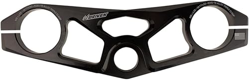 Driven Abrazadera de árbol triple superior negra Racing para KTM RC390, DTC-04