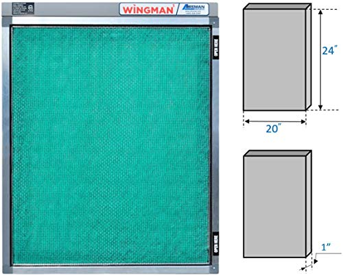 20x24x1 Electronic Air Filter Including Year Supply of Replacement Pads - Homeowner Installed- Simply Replace Your Current AC Furnace Air Filter and PLUG IT IN! - Thumbnail 2