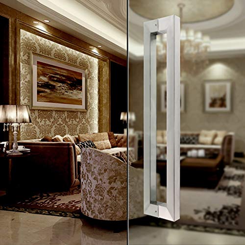 Poignée de porte de douche robuste en acier avec fixation stable pour verre - 4