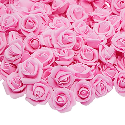 Image of Bright Creations Foam Rose Flower Heads - DIY Crafts & Flowers for Crafts - Wedding Cake Blooms & Artificial Roses - Versatile Decor Accents & Artificial Roses Bulk - Pack of 200, 2 in