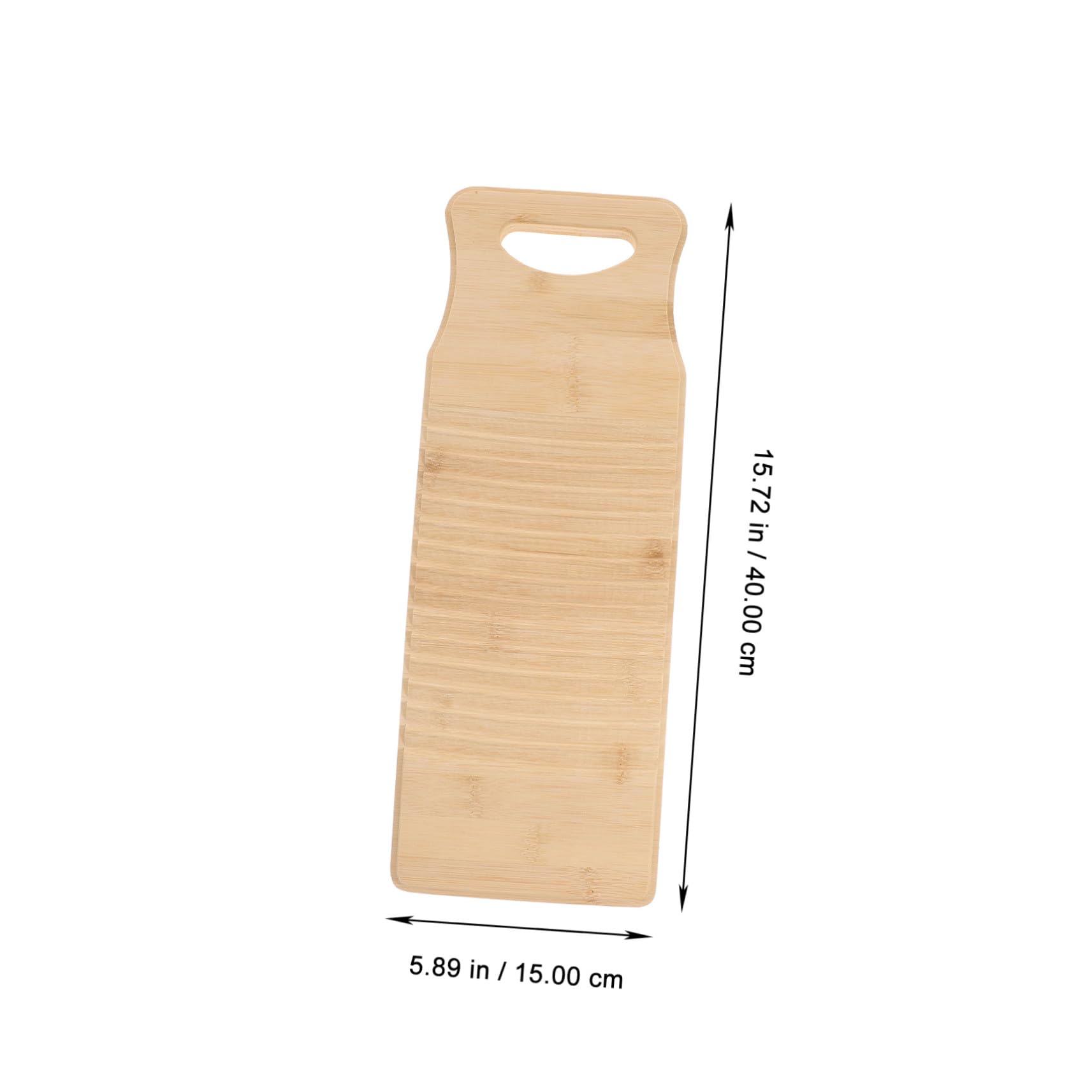 BESTYASH Washboard in Legno Resistente per Bucato Domestico Tavoletta Lavapanni con Superficie Ondulata Design Antideformazione e Idrofobico Pratica e Durevole per Uso Colore Casuale